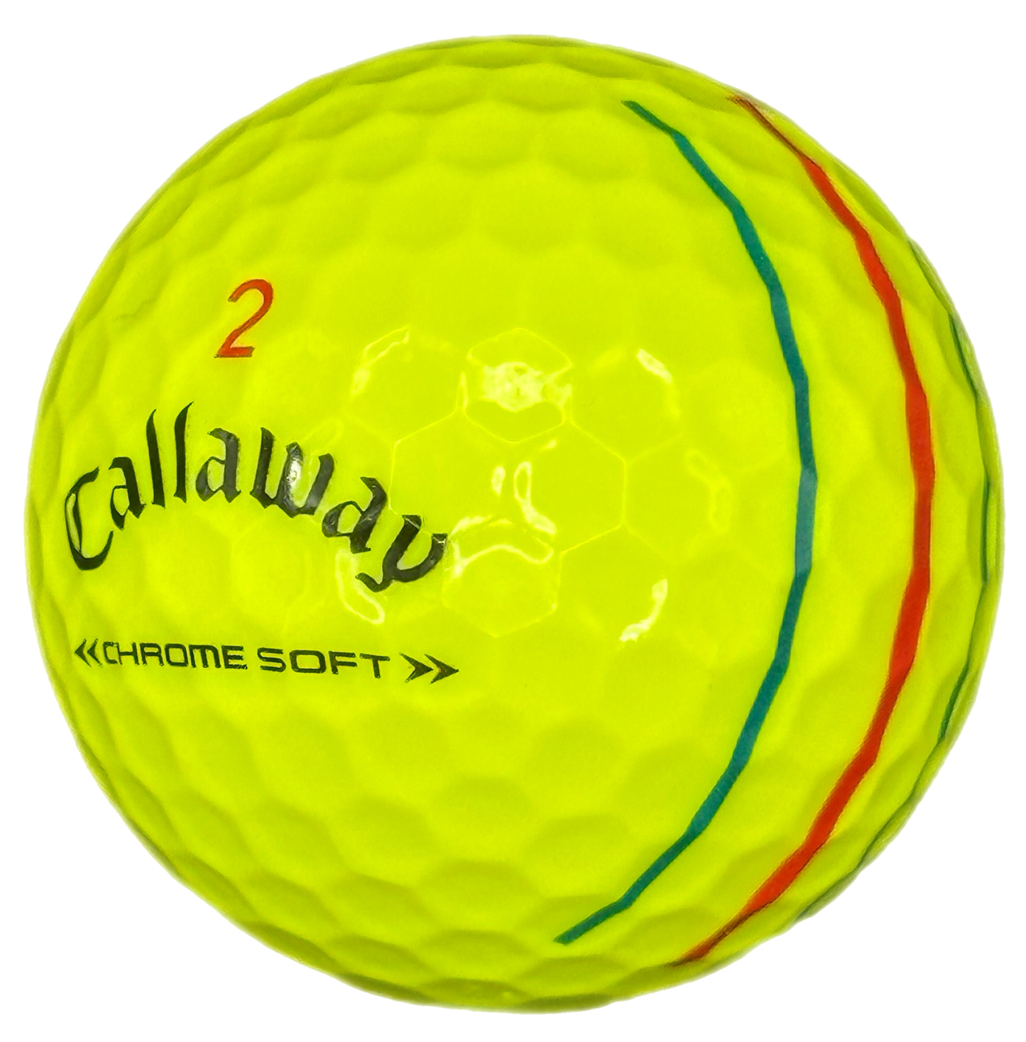Callaway Chrome Soft Triple Track Yellow Mix - 1 Dozen