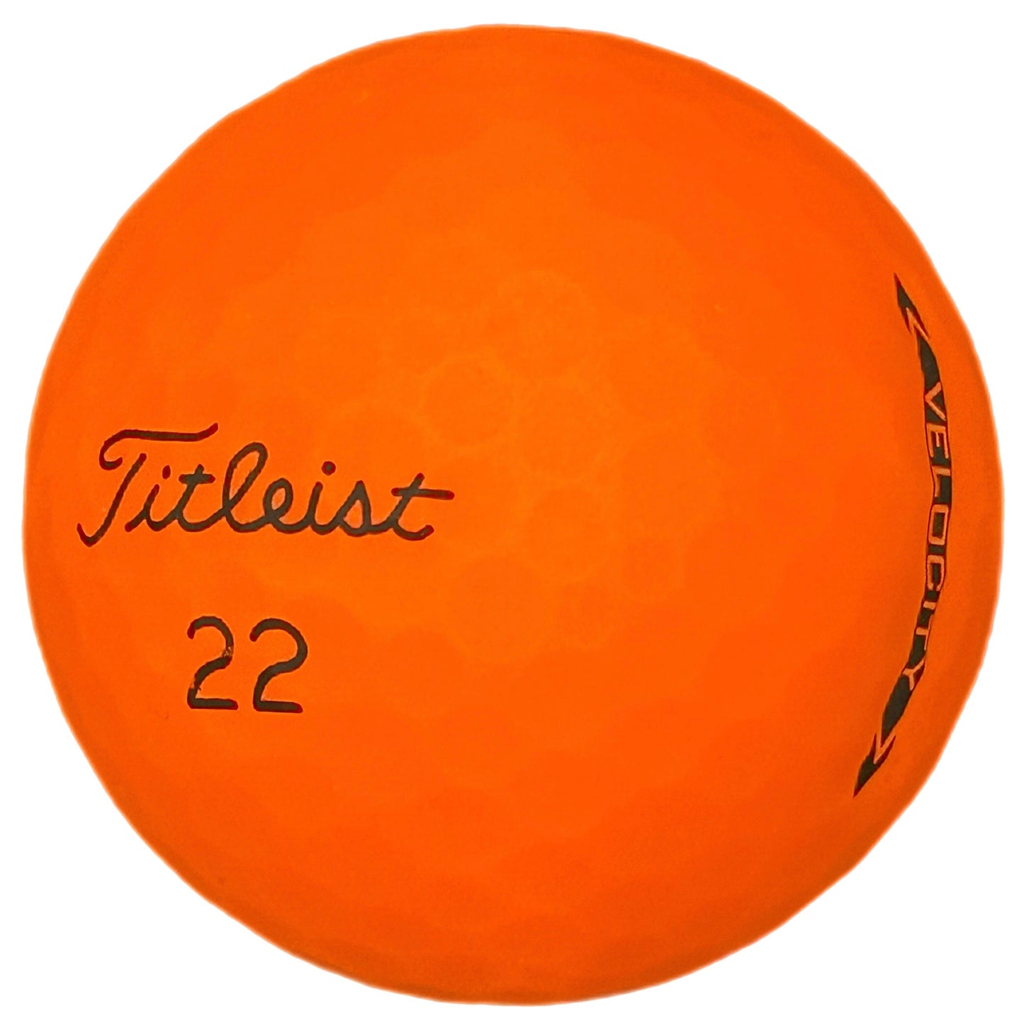 Titleist Velocity Matte Orange - 1 Dozen